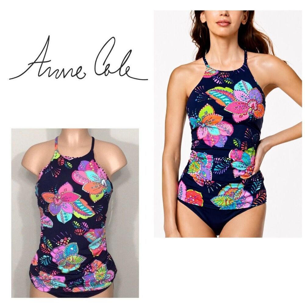 New. Anne Cole tankini top. Medium. Retails $70
